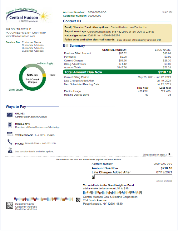  Minol USA business utility bill 